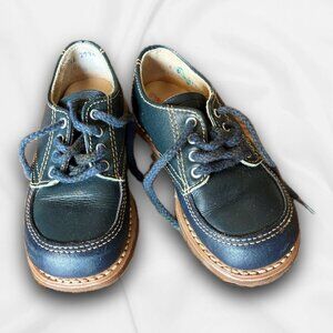 Vintage Stride Rite Blue Hoopers size 6.5C - hard bottoms, walkers